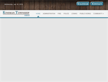 Tablet Screenshot of kinsmantownship.org